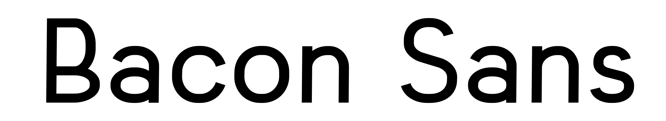 Bacon Sans